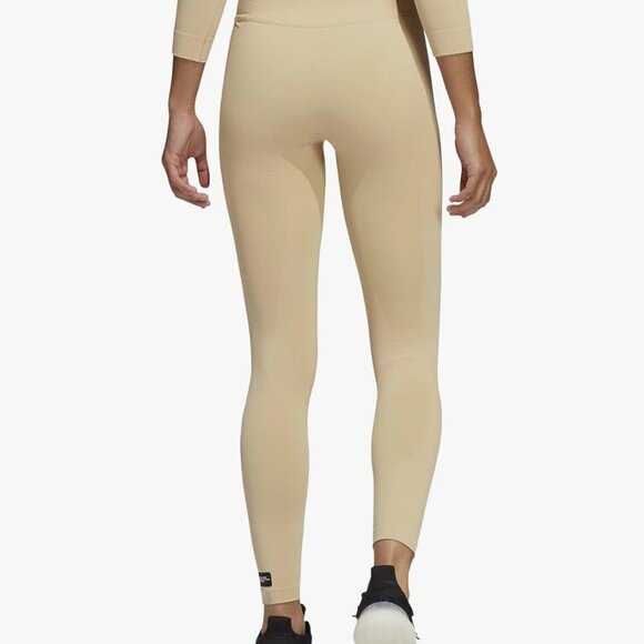 Adidas Women's Formotion Sculpt High Rise 7/8 Tights Tan Sz Small - Picture 2 of 8